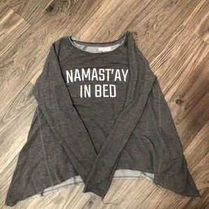 Long sleeve pajama shirt